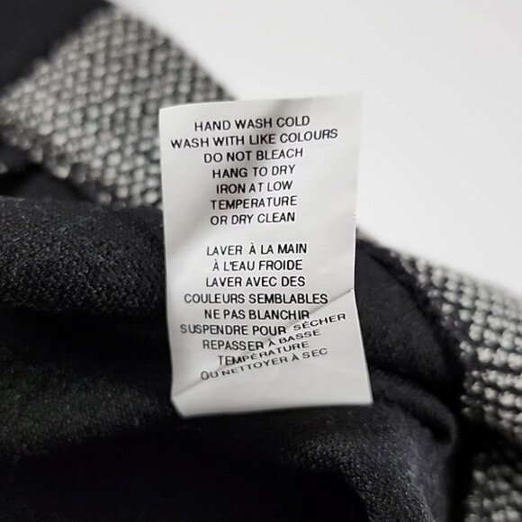 Cleo Sleeveless Dress Black Grey Boat Neckline Knee Length Fitted Size 10 - Picture 8 of 12